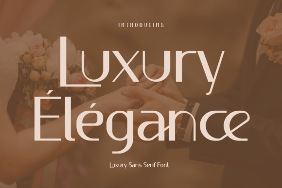 Luxury Élégance: A Modern Typeface for Bold Branding